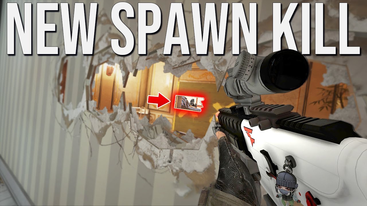 *NEW* Safest Spawn Kill Spot + Amazing Tricks For Free Kills! - Rainbow Six Siege