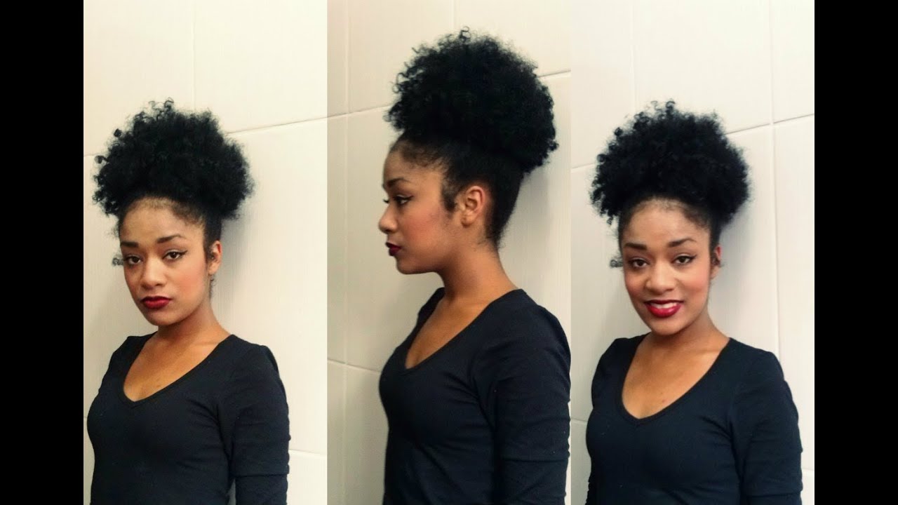 Sarah oliveira- Penteado Afro Puff