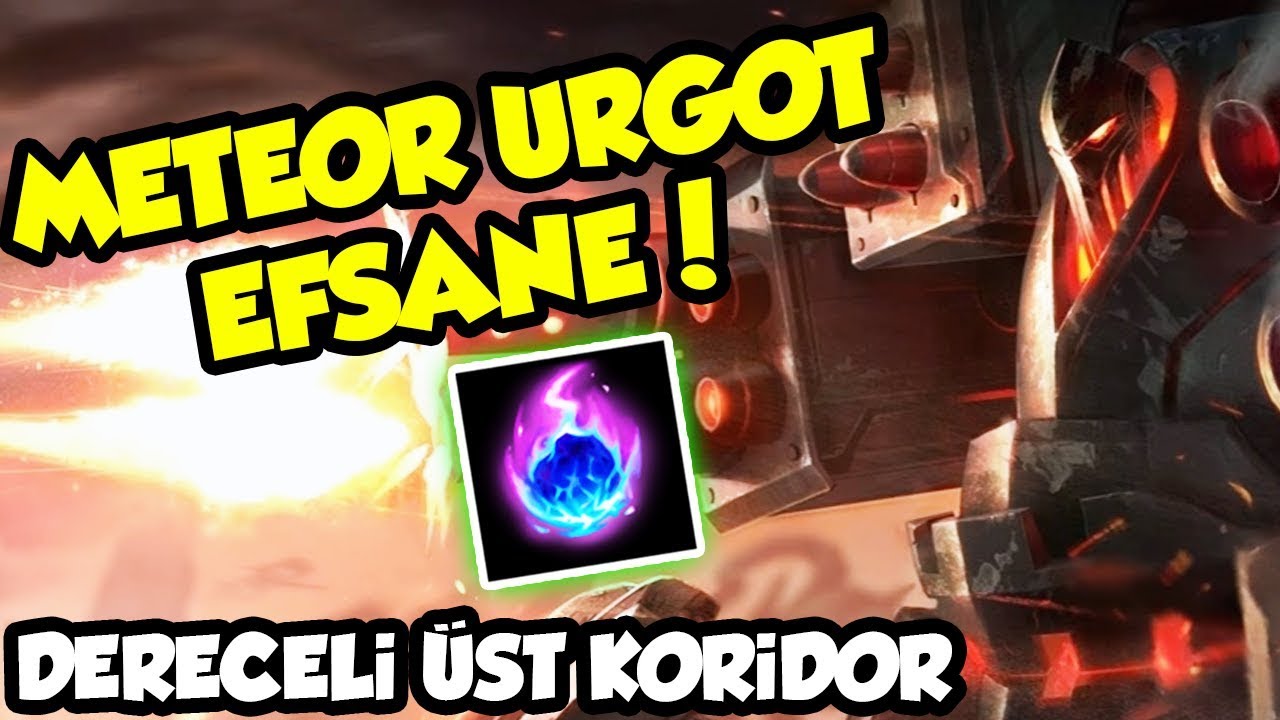 METEOR URGOT EFSANE!! KESİNLİKLE DENEYİN! ELMAS LİG DERECELİ OYUN!