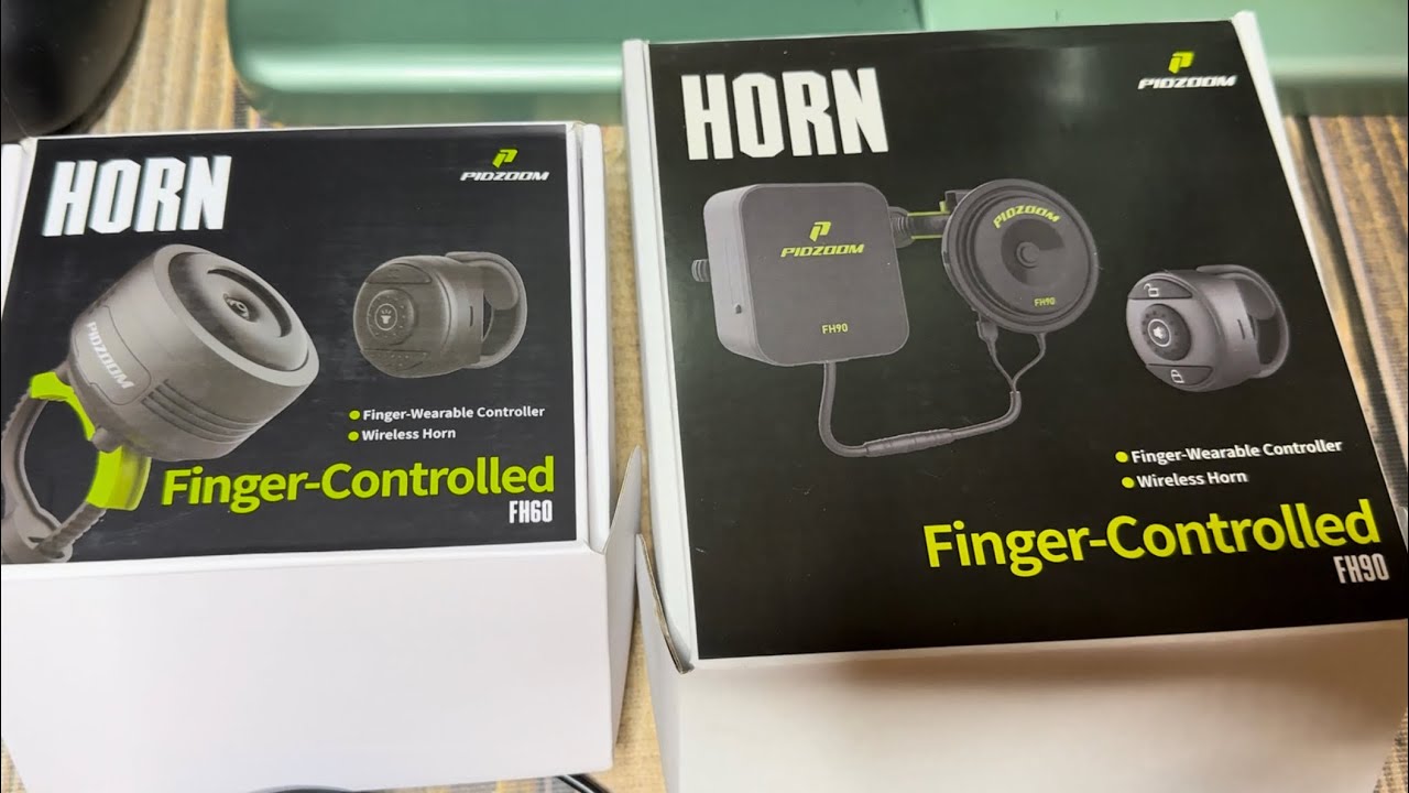 Close Look at Pidzoom Finger Controlled Horns : FH60 & FH90