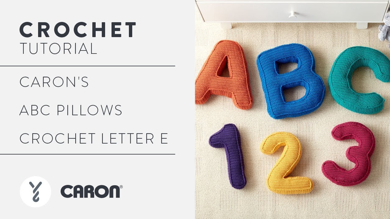 Crochet A Pillow  Letter E