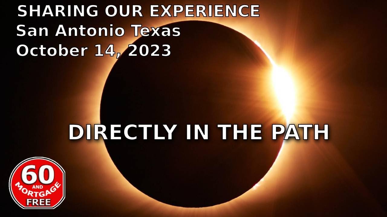 Real Experience Ring of fire Eclipse San Antonio Texas Oct 14 2023 #solareclipse #ringoffire