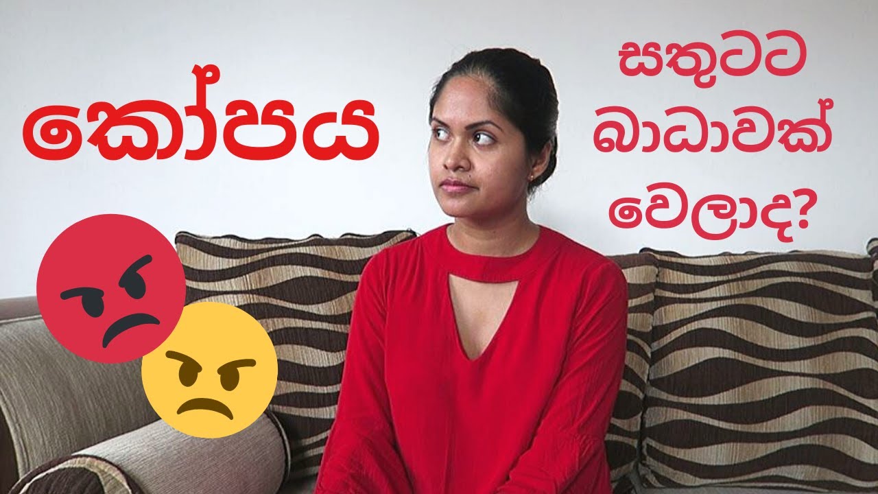තරහව / කේන්තිය පාලනය කරන්නේ කොහොමද? - Anger Management - Psychology in Sinhala