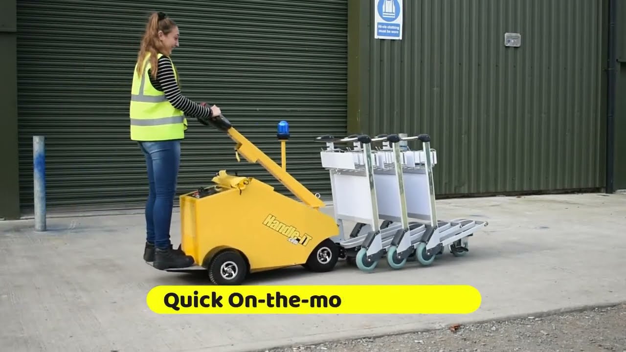 Powered Airport Trolley Pusher