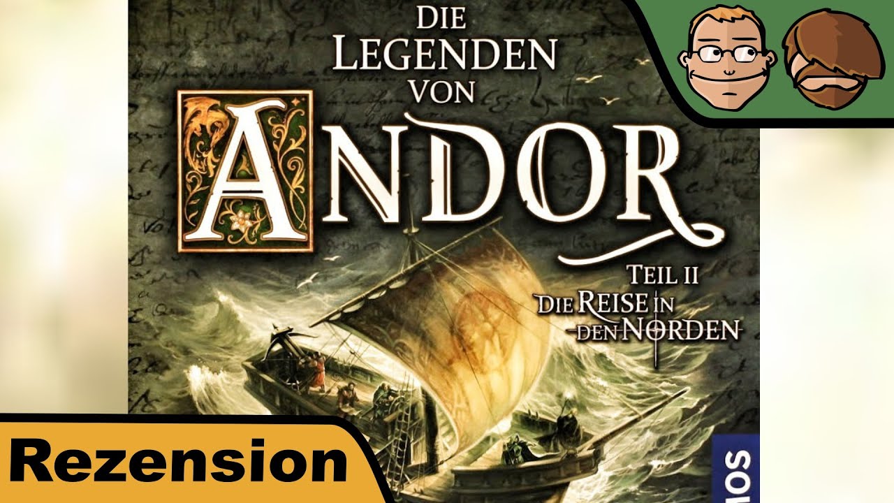 Die Legenden von Andor - Teil 2, Die Reise in den Norden (Erweiterung) - Brettspiel Test - Spiel #60