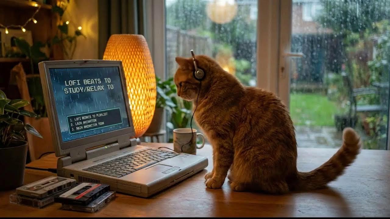 🔴Just you and the cat 🐱 24/7 Lofi Radio ~ Chill / Sleep / Relax📚💤☕
