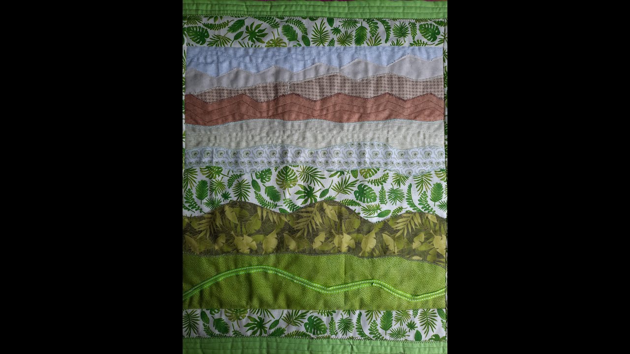 Couture facile - Cr&eacute;ez un paysage ! Patchwork facile - Facile et cr&eacute;atif !