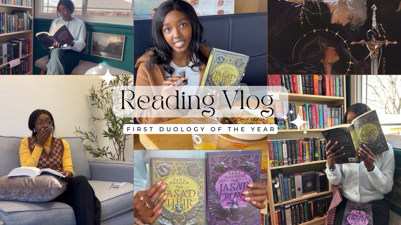 my first ever reading vlog 📚✨| Scorched Kingdom Duology 