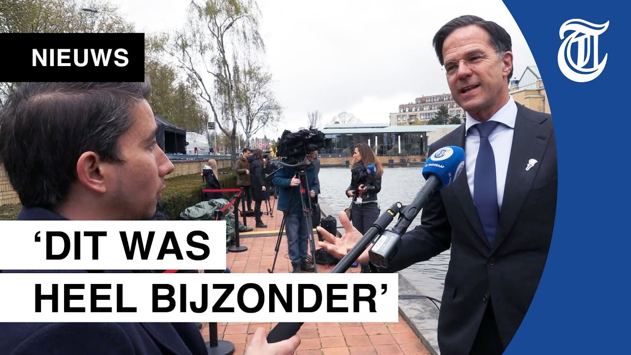 Rutte in gesprek met studenten: 'Hij is kleiner in het echt!’
