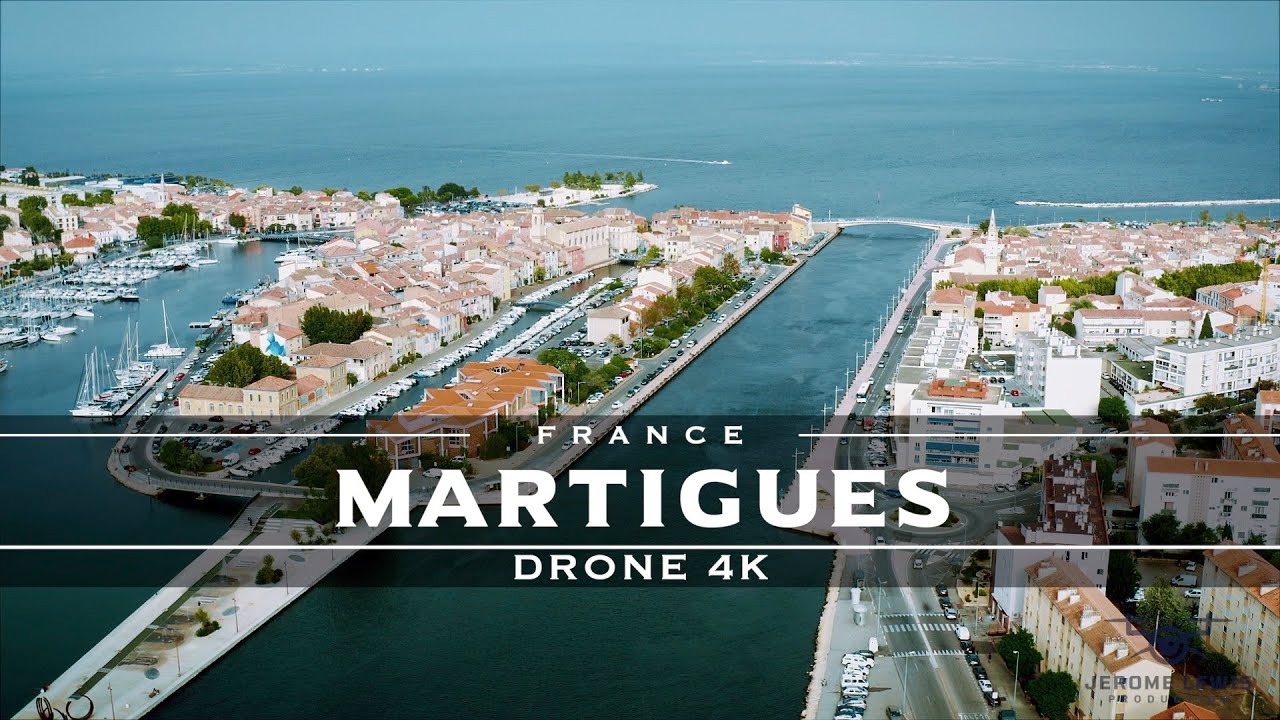 France - Martigues 🇫🇷 - by drone 4K