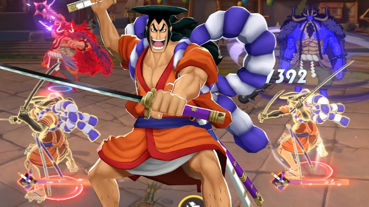 Геймплей Кодзуки Одена | One Piece Fighting Path | OPFP
