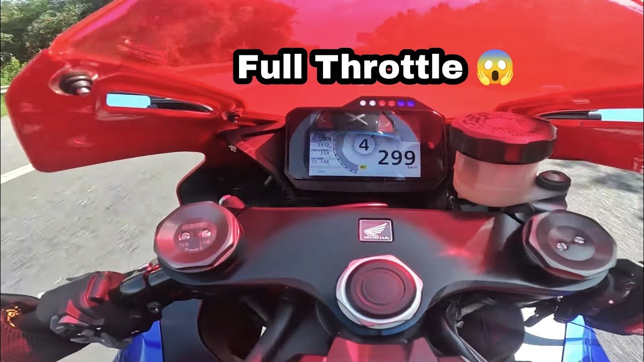 Honda CBR 1000RR-R | Full Throttle | Really It Goes 299km/h In Just 4th Gear??🤔