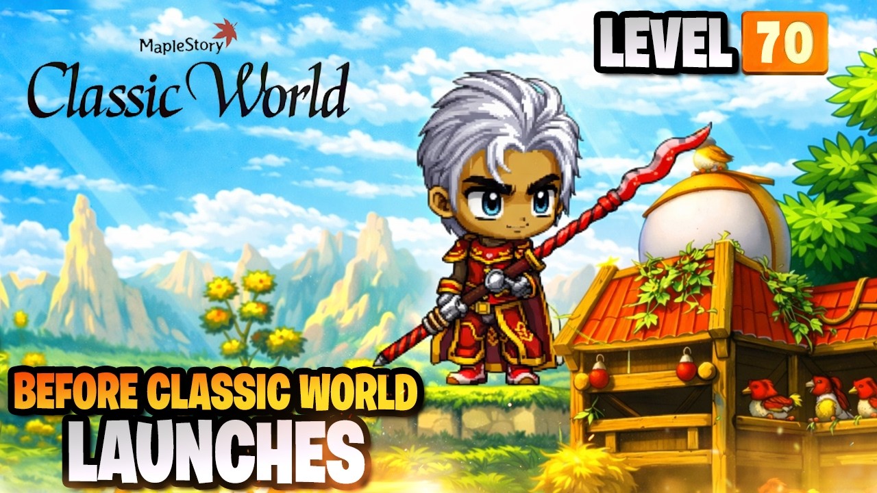 MapleStory Classic уже почти здесь&hellip; Так что я мучился, проходя уровни с 50 до 70 за Воина (Chrono...