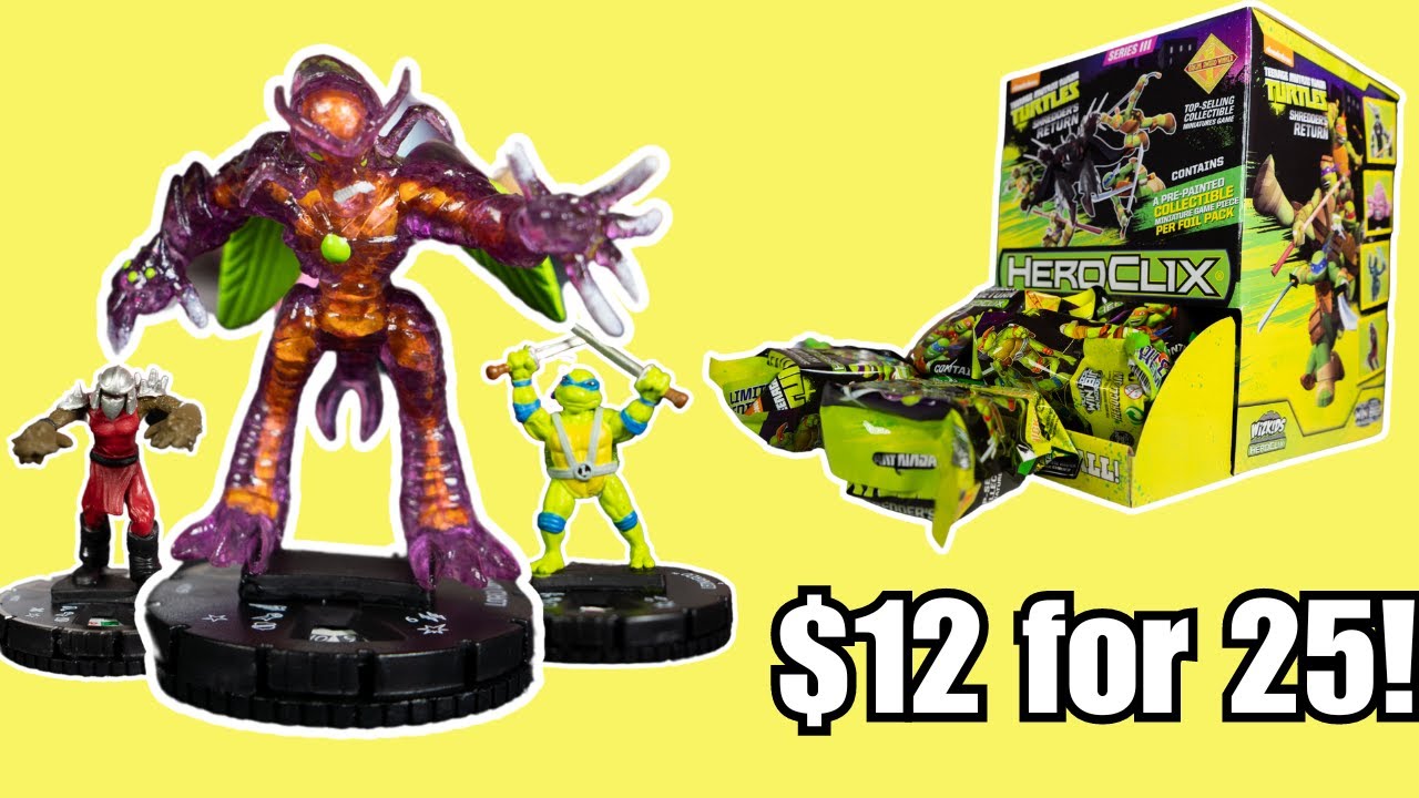 Opening 25+ heroclix mystery packs!