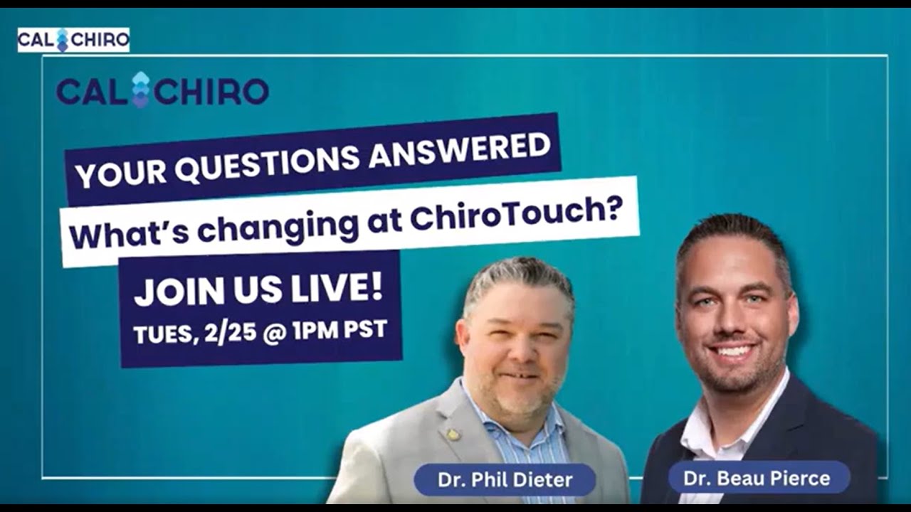 What's changing at ChiroTouch (CalChiro)