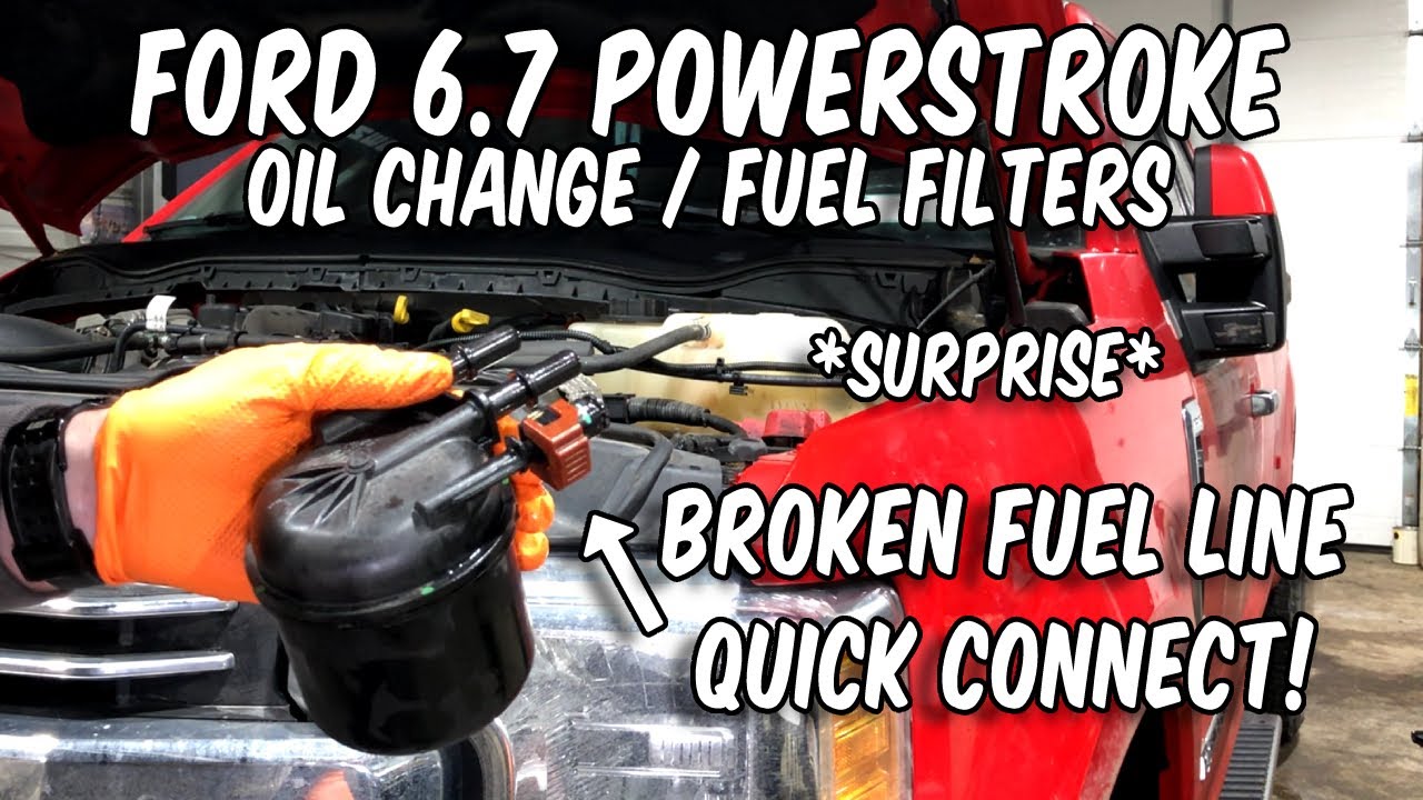 Broken Fuel Line in my 6.7 Powerstroke