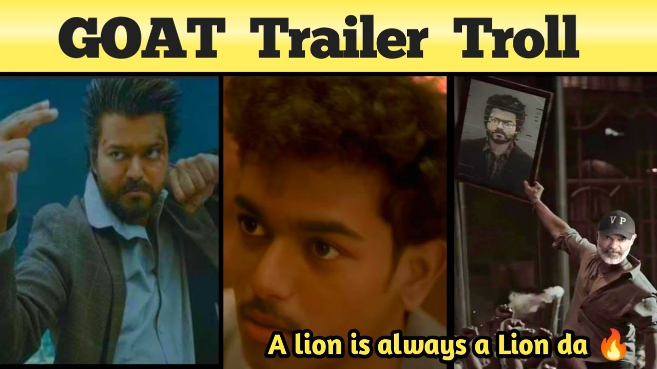 GOAT Trailer Meme Review 🔥 | Thalapathy Vijay BoxOffice 1000cr Confirmed 🔥🔥🔥