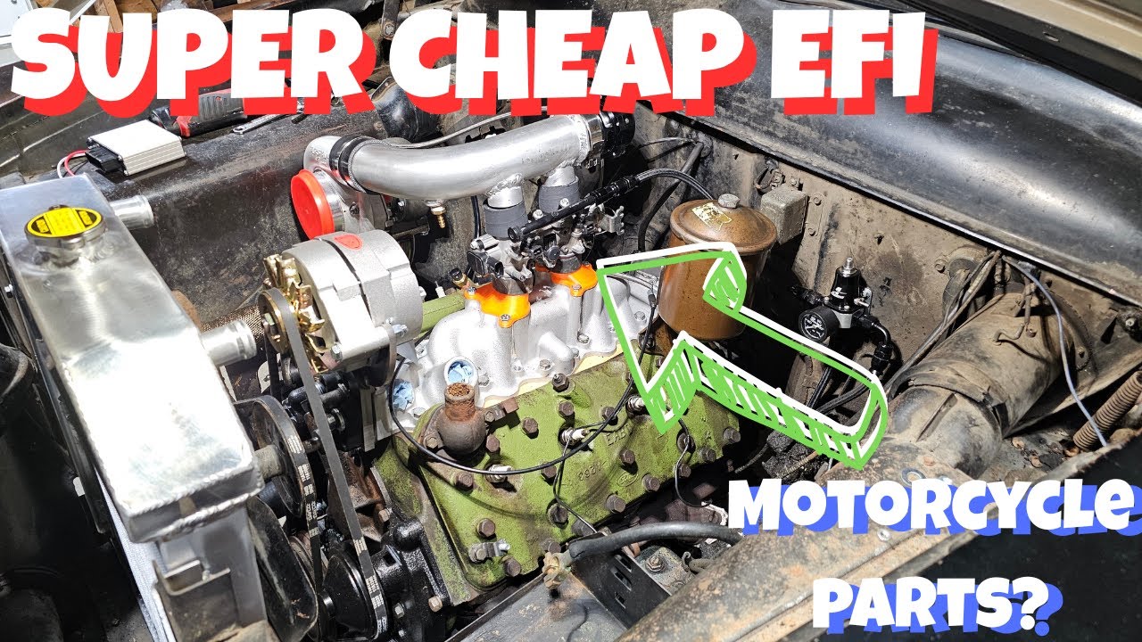 Cheap Fuel Injection on my Ford Flathead V8