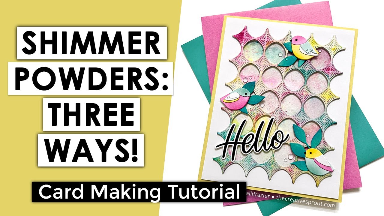 Three Fun Ways To Use Shimmer Powders | Simon Says Stamp Sweetheart Release
