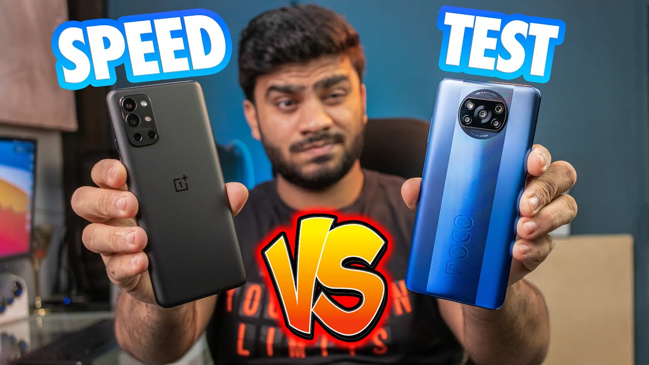 POCO X3 Pro vs OnePlus 9R {SD 870 vs SD 860} SPEED TEST - X3 Pro ko Halke me nahi lene ka