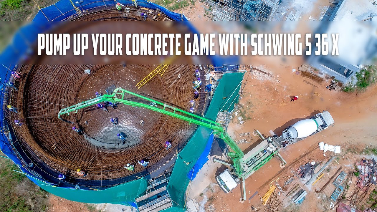 Pump Up⬆️ Your Concrete Game with SCHWING S 36 X - The Ultimate High-Rise Solution!