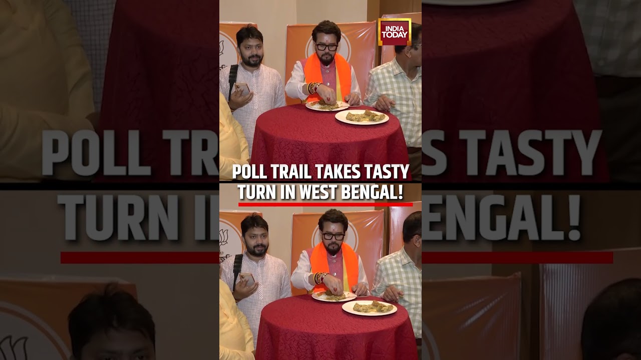 Bengal Elections: Anurag Thakur&rsquo;s Campaign Break In Bengal Goes Viral During Poll Trail #bengal