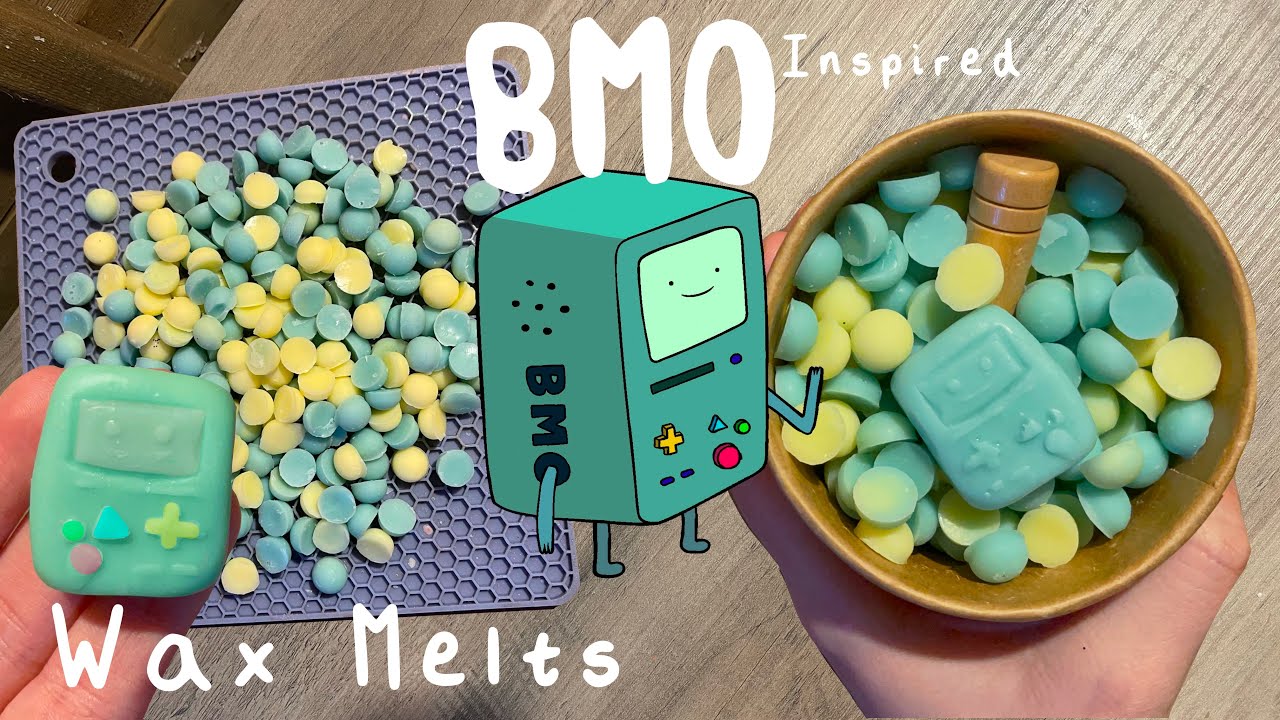 MAKING BMO OUT OF WAX?!? | small candle business