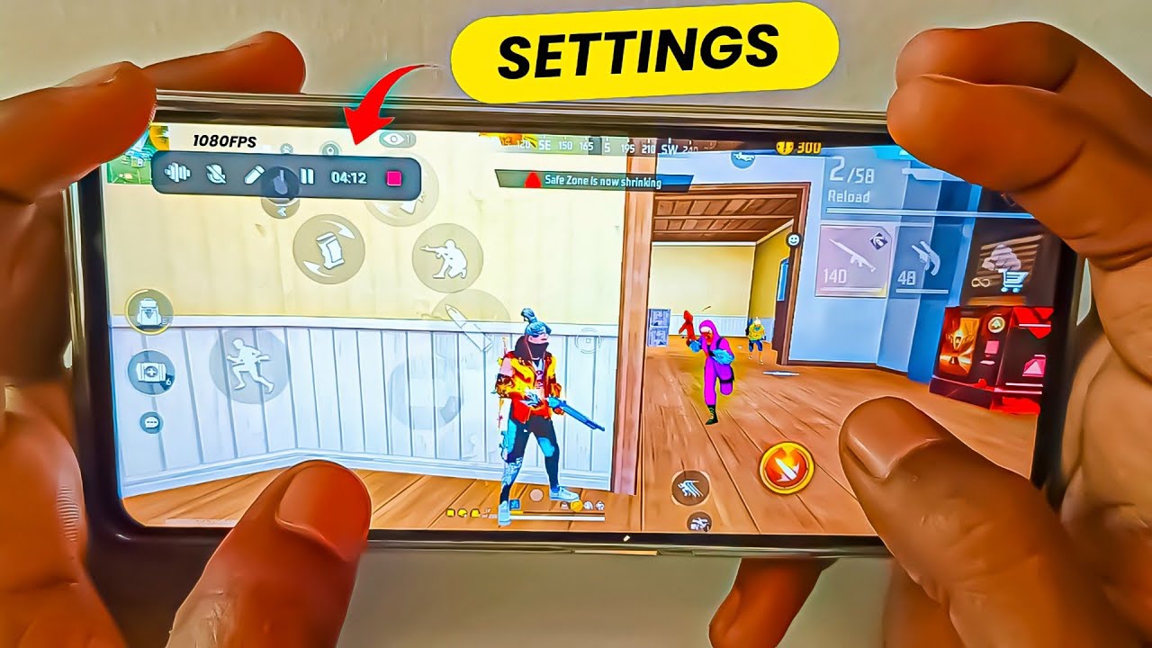 Vivo t4x 5g best screen recorder settings 🎚️( HD quality )🥵#freefirevideo #vivot4x5g #settings 
