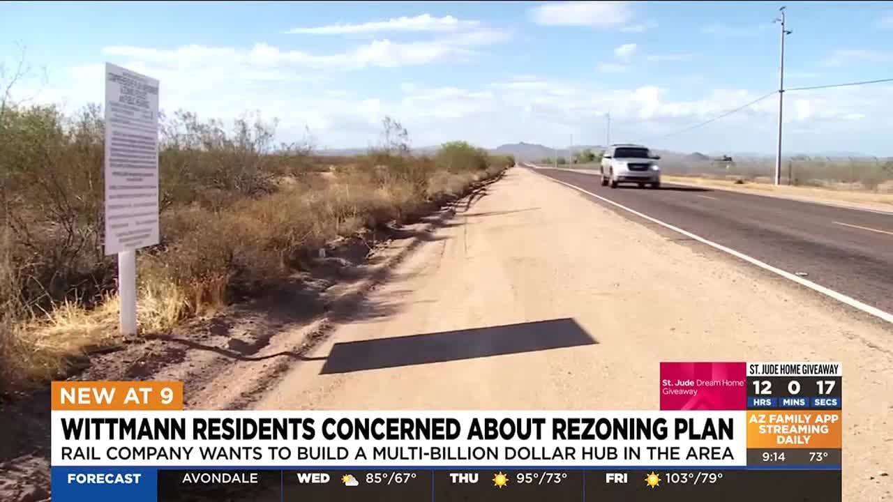 Wittmann residents concerned about new rail company rezoning plan