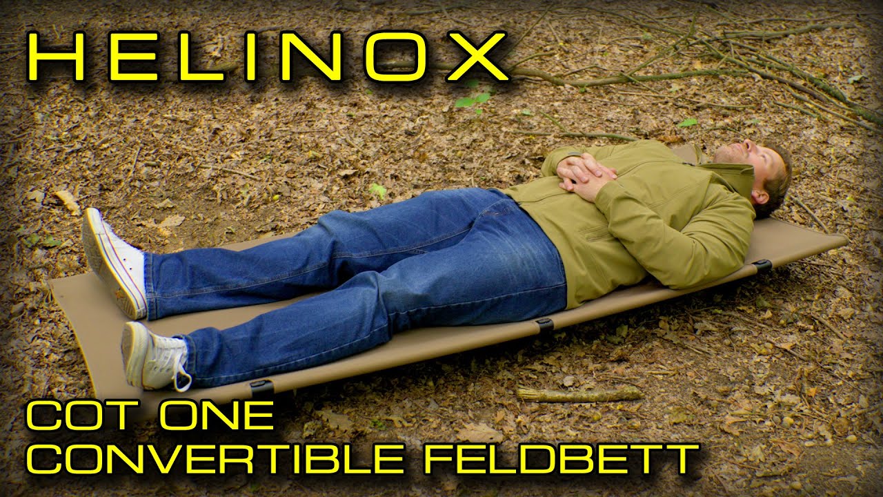Helinox Cot One Convertible Feldbett - Was ist besser - Feldbett oder Isomatte?