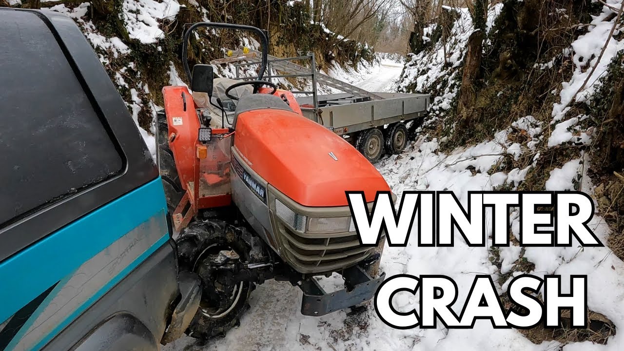 We Crashed on an Icy Road | Winter Life in Rural Hungary  #vlog25