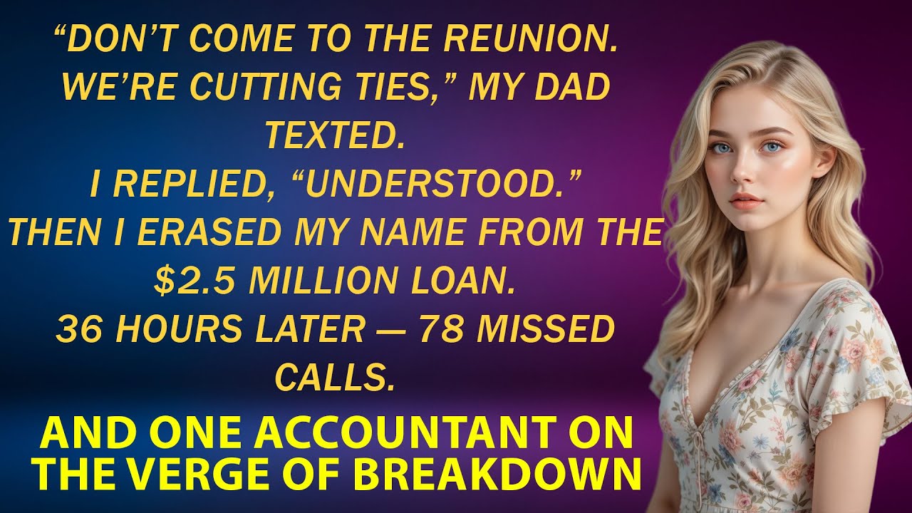 Dad Texted: “Don’t Come to the Family Reunion.” My One-Word Reply Said It All.