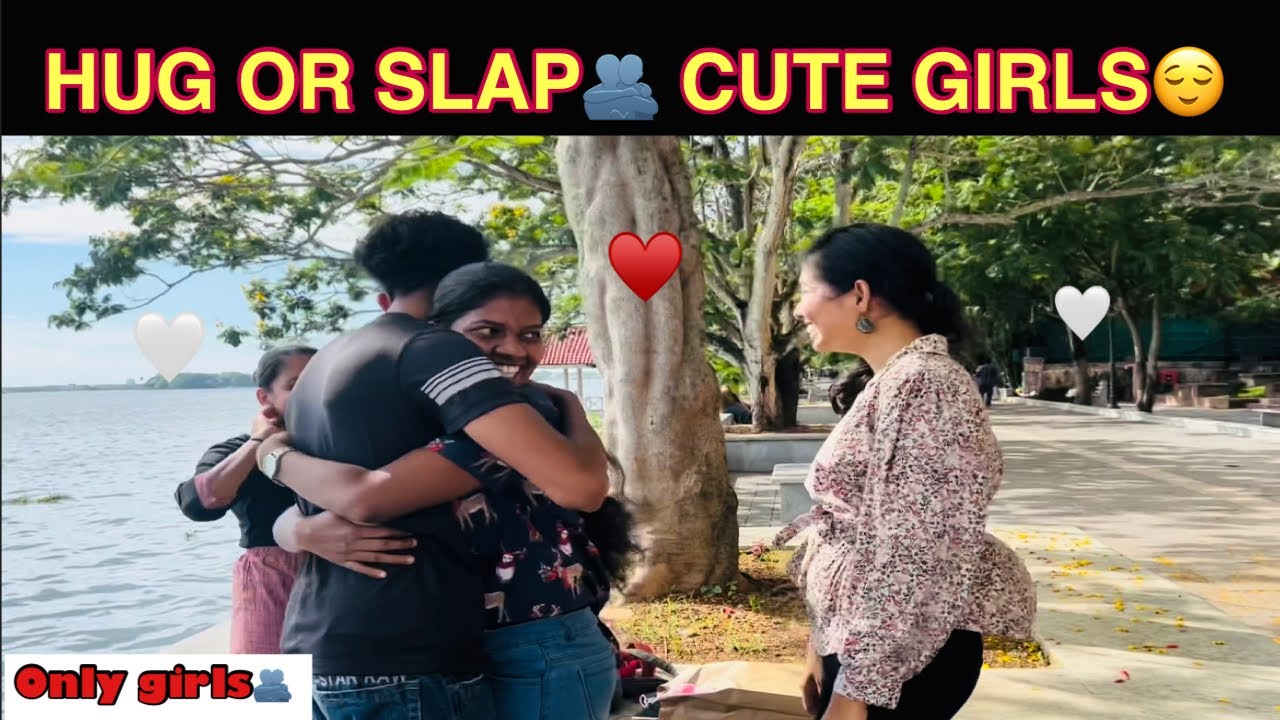 Hug or slap 🫂 | cute girls | nazim | n4 pranks | n44zm