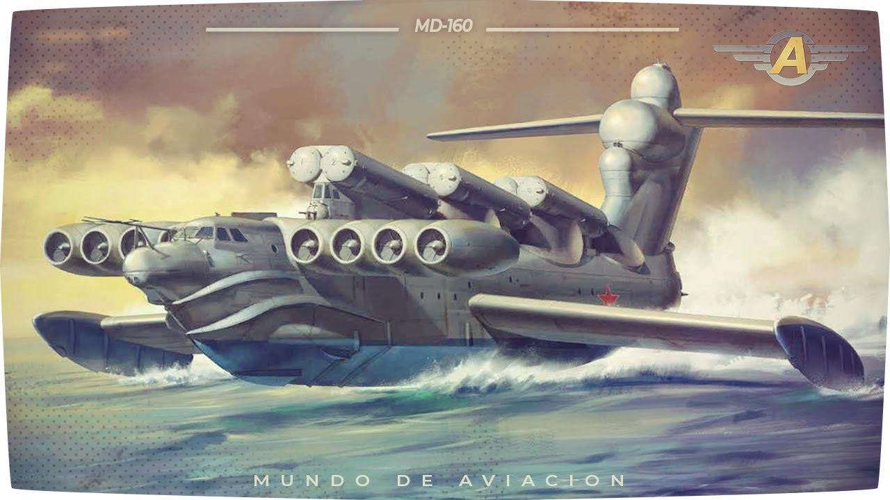 El Monstruo del mar Caspio – Ekranoplano Lun-class