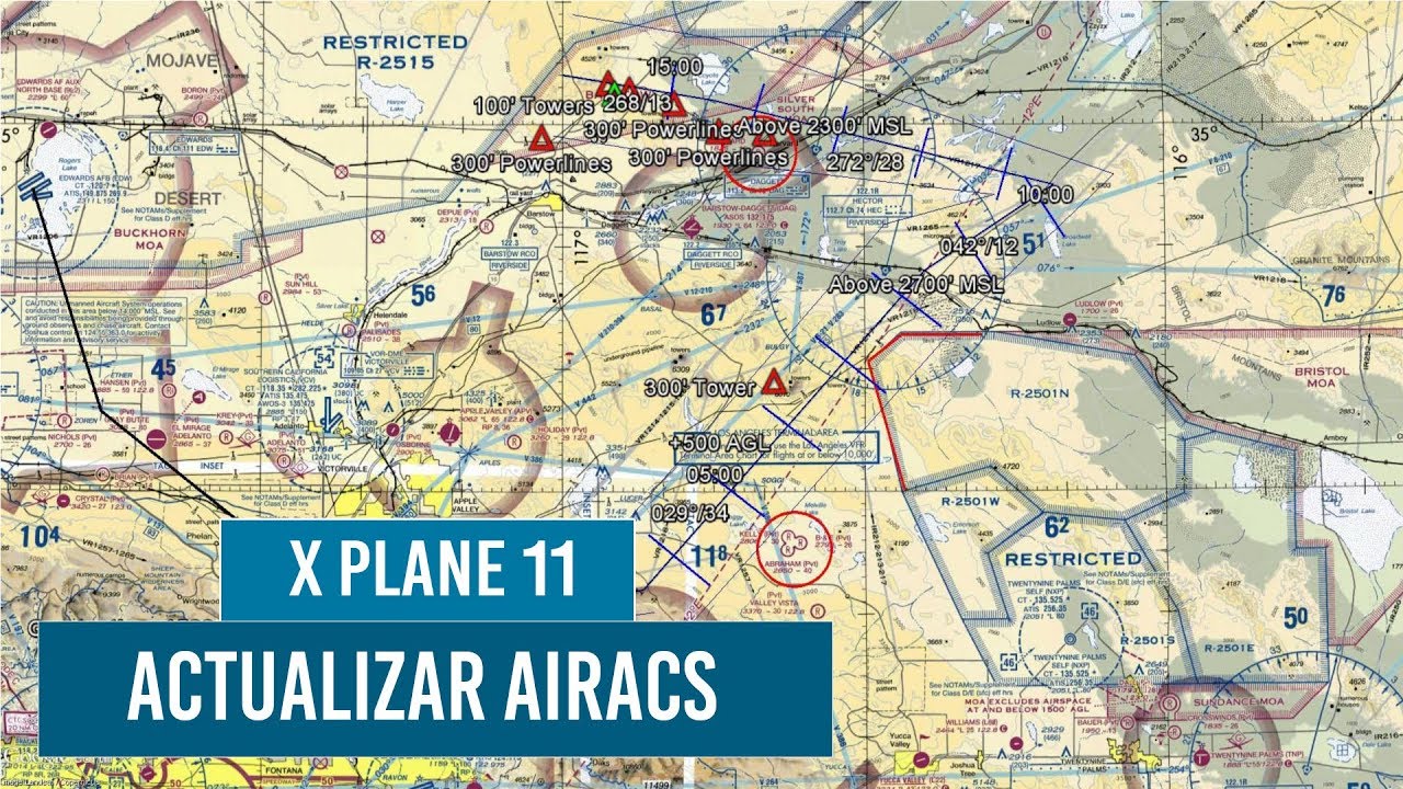 X Plane 11 | Cómo actualizar el AIRAC de cualquier avión