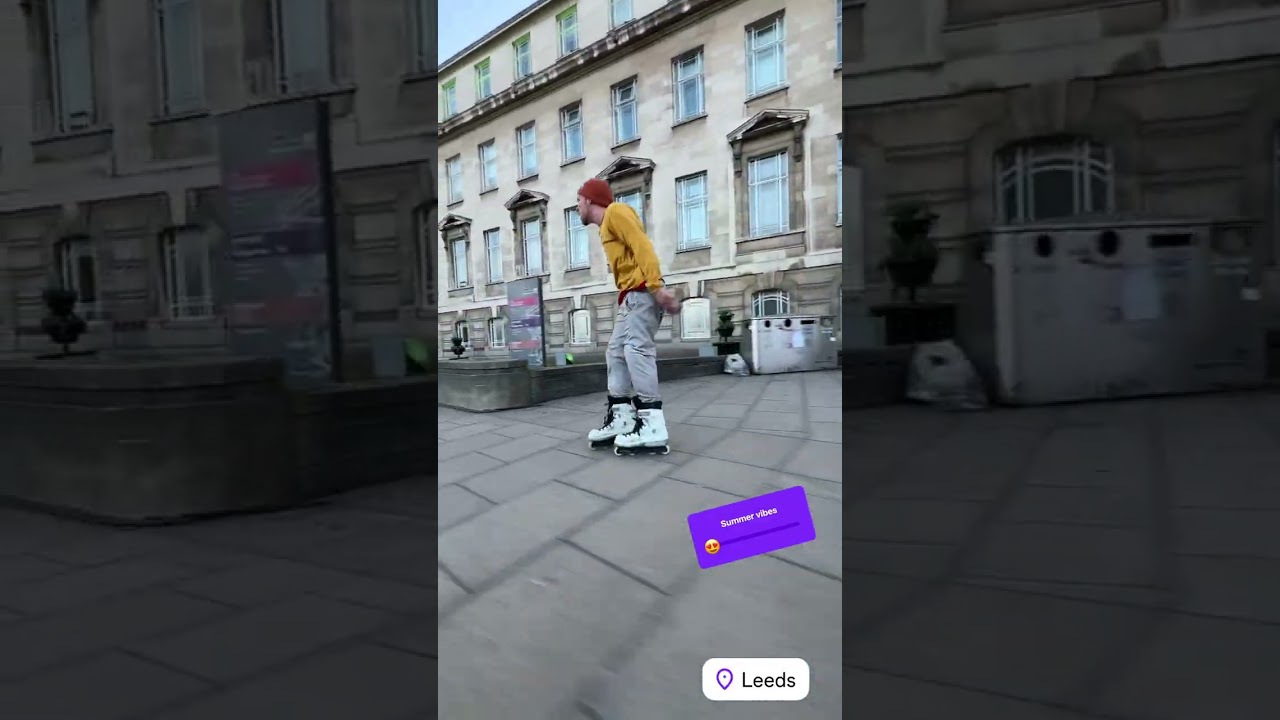 Great to get out in the streets again summer is here #agressiveinline #rollerblading #streetskater