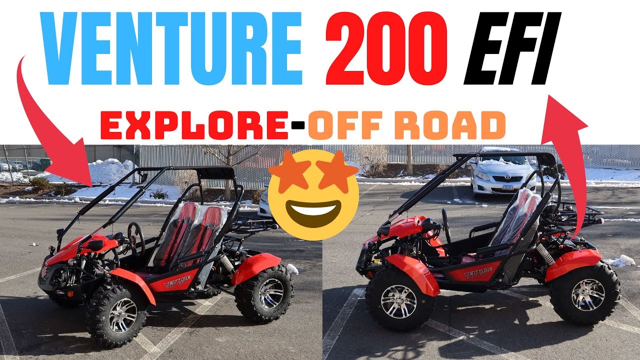 VITACCI VENTURE 200 EFI REVIEW IN RED | OFF ROAD GO KART FOR ADULTS