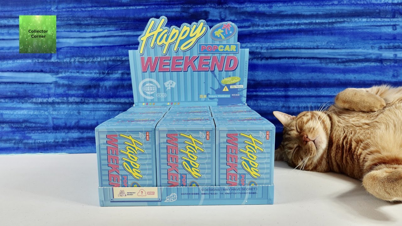 Pop Car Happy Weekend Pop Mart Blind Box Figure Unboxing Review | CollectorCorner