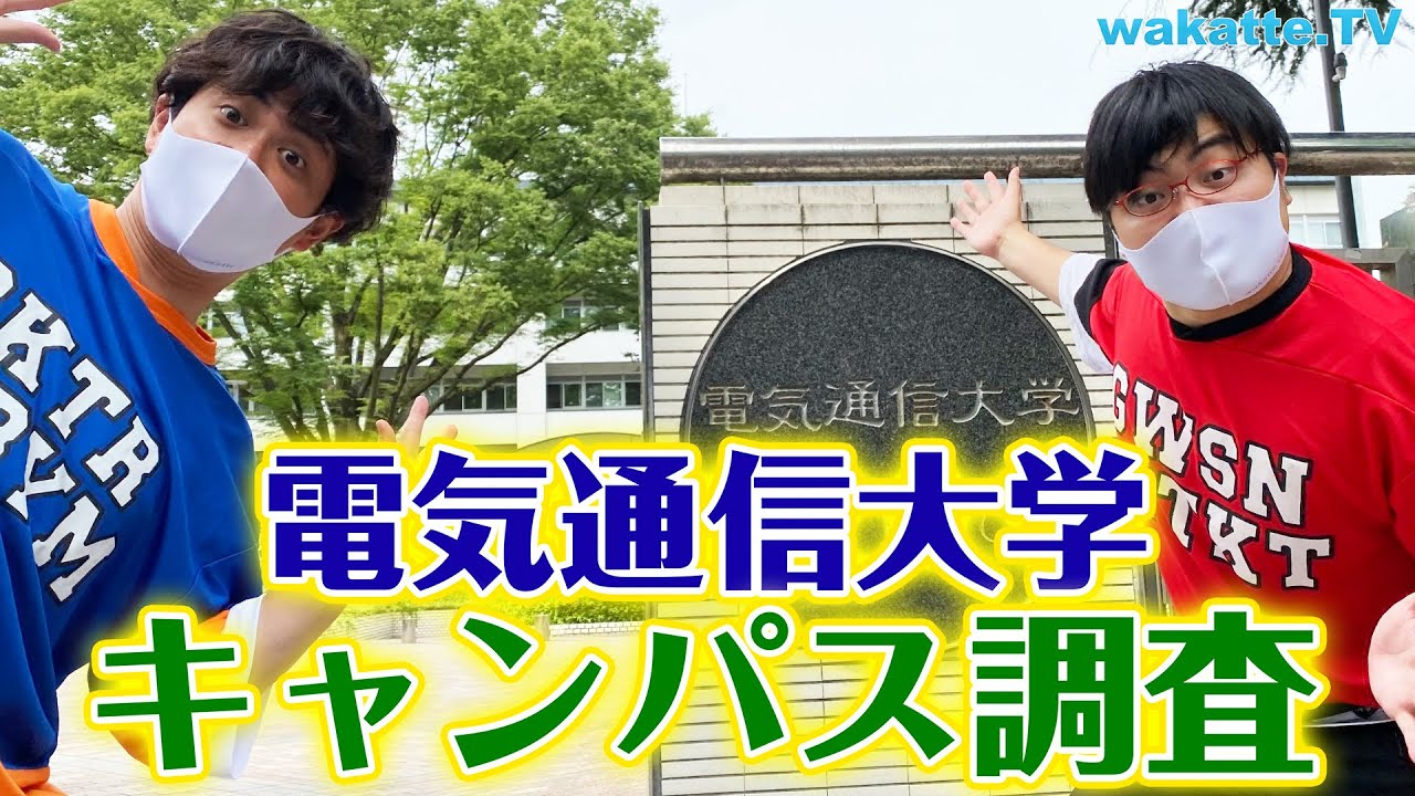 女子が少ないって本当？電気通信大学キャンパス調査！【wakatte TV】#556