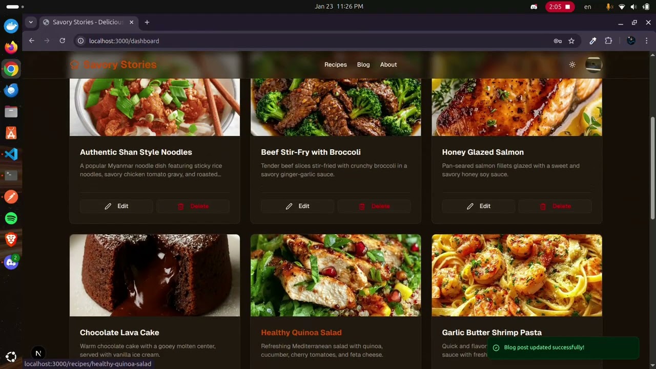 Savory Stories (Finished)