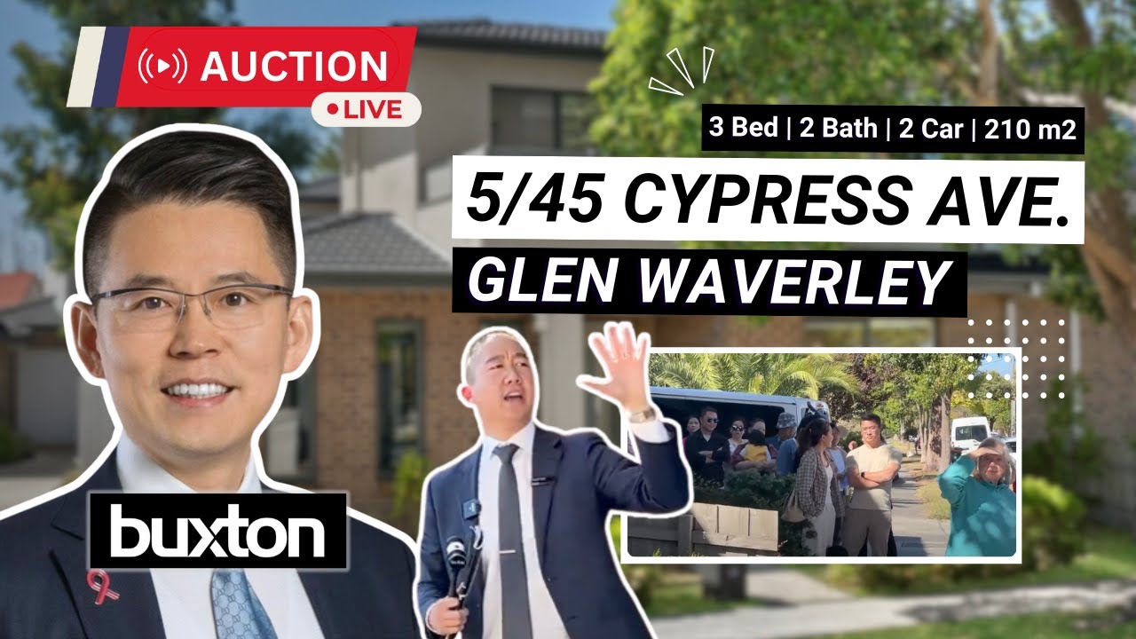 Live Auction @ 5/45 Cypress Avenue, Glen Waverley