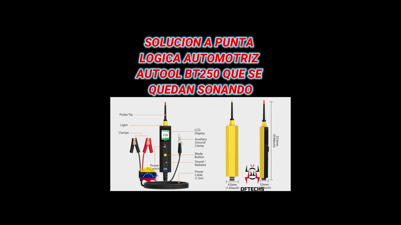 Solucion a Punta Logica Automotriz Autool BT250 que se quedan sonando