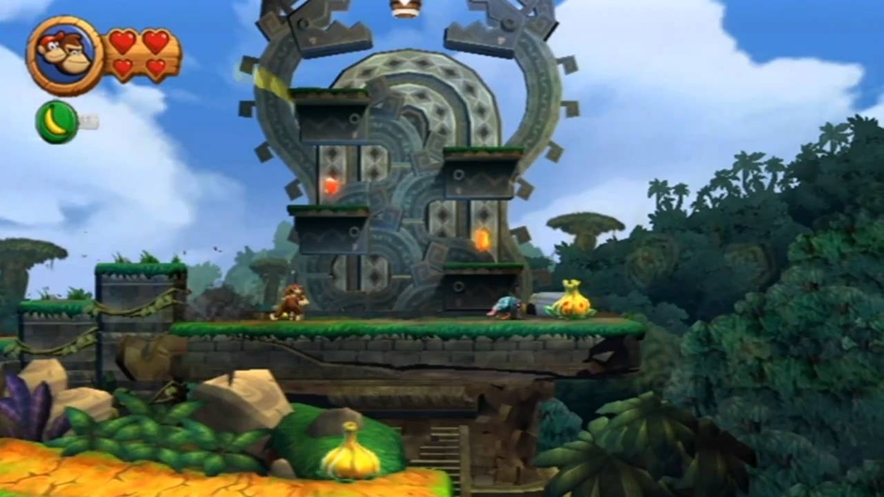 Donkey Kong Country Returns - Stage 1-1: Jungle Hijinxs [HD]