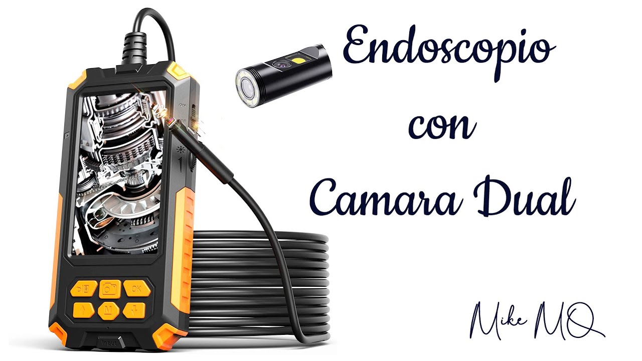 ENDOSCOPIO con Camara Dual sin necesidad de Movil. Todo listo para utilizar. ILIHOME