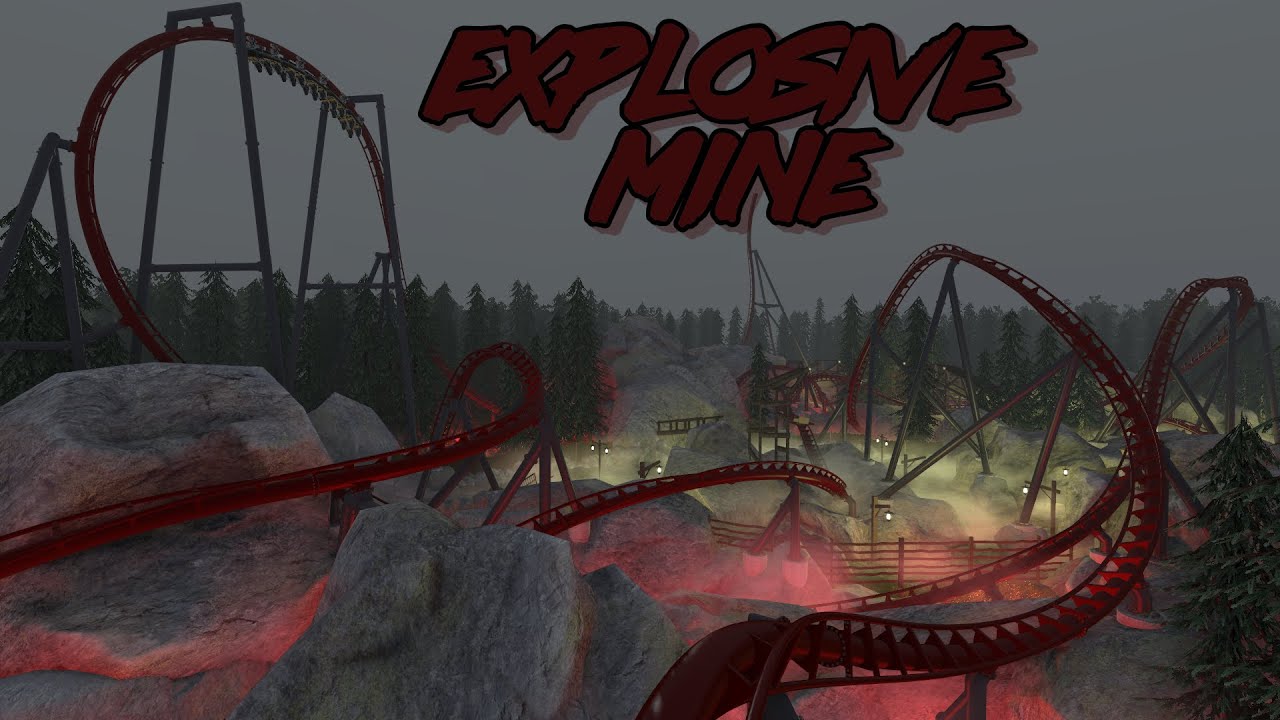 Explosive Mine / New Gen MK1101 Vekoma multipass / NoLimits 2 Pro 4k 60fps
