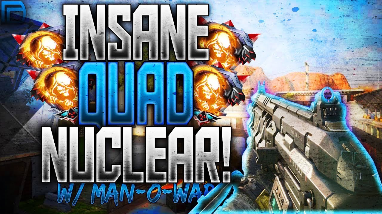 BO3: *NS* WORLDS FIRST QUAD NUCLEAR IN SAFEGUARD + WORLDS FIRST QUAD NUCLEAR w/ BLACKJACK [4MAN]