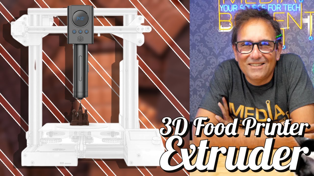 LuckyBot Food 3D Printer Extruder FULL TUTORIAL