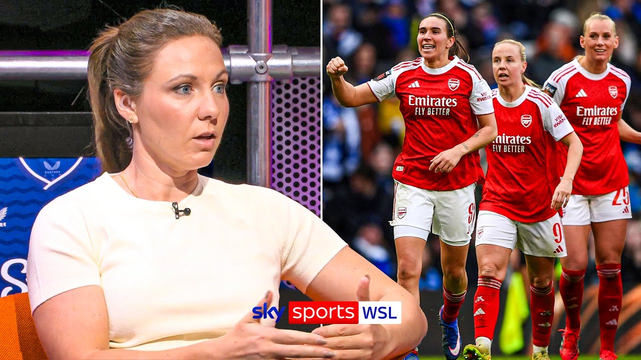 Rachel Corsie and Megan Campbell react to Arsenal's win against Chelsea