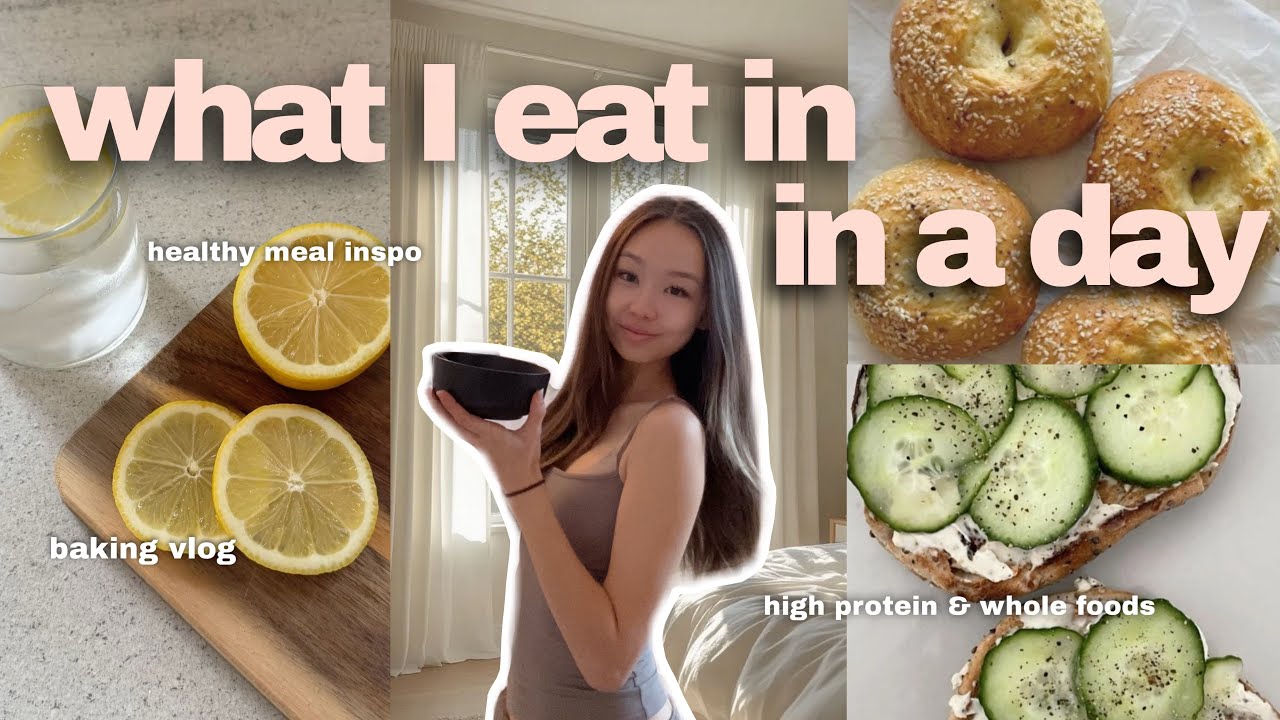 Что я ем за день 🫐🥯 *цельные продукты, много белка, интуитивное питание* формируйте здоровые пище...