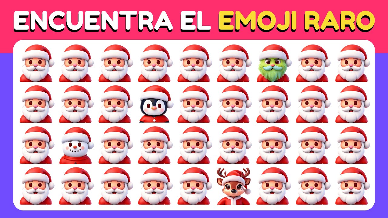 Encuentra El Raro – Navidad Edición🎄🎅☃️ Sólo el 1% Puede Ganar
